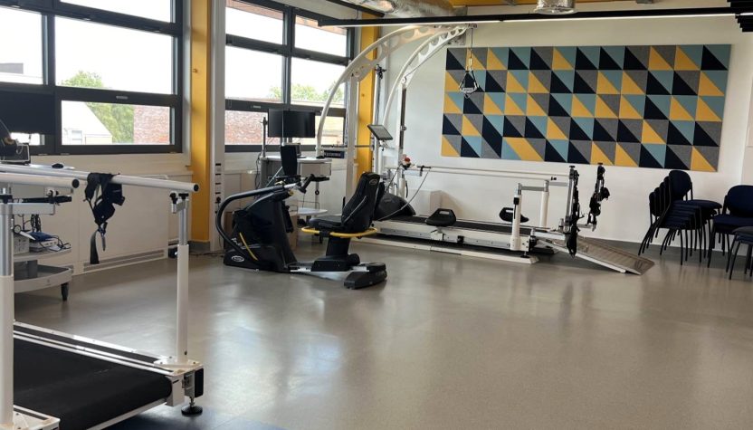 A photo showing exercise equipment in the gym at the MoveWell Centre